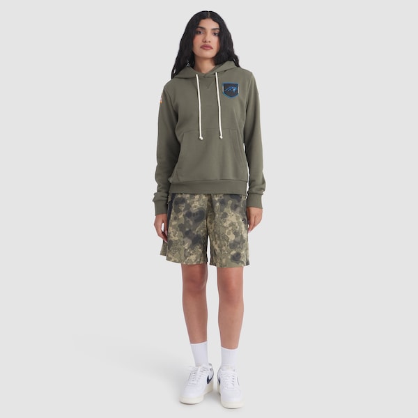 Carolina Panthers Nike Women's 2025 Salute to Service Sideline Standard Issue Dri-FIT Hoodie - Olive