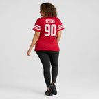 Kevin Givens San Francisco 49ers Nike Women's  Game Jersey -  Scarlet