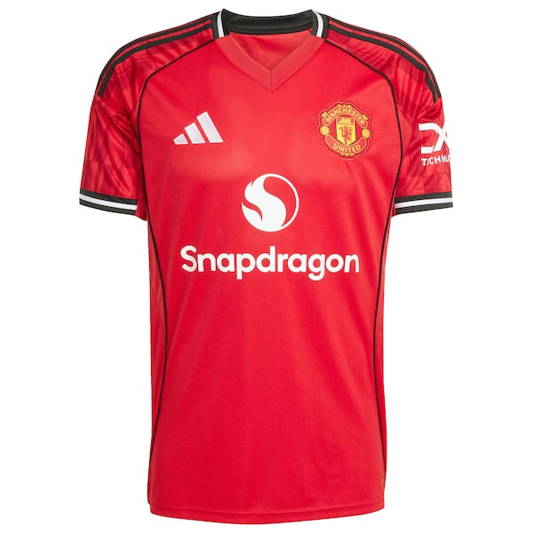 Bruno Fernandes Manchester United adidas Home 2025/26 Replica Player Jersey - Red/White