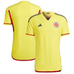Colombia National Team adidas 2022/23 Home Authentic Blank Jersey - Yellow
