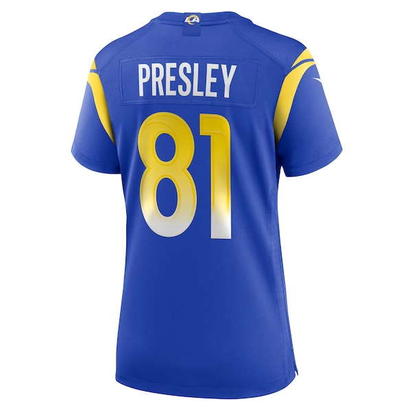 Brennan Presley Los Angeles Rams Nike Women's Team Game Jersey -  Royal
