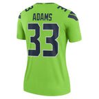 Jamal Adams Seattle Seahawks Nike Women's Legend Jersey - Neon Green/Navy