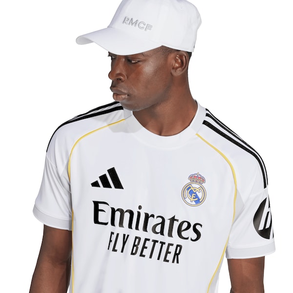 Los Merengues adidas 2025/26 Home Replica Jersey - White/Blue