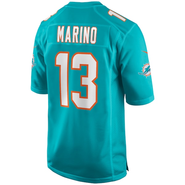 Dan Marino Miami Dolphins Nike Game Retired Player Jersey - Aqua/White