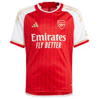 Declan Rice Arsenal adidas Youth 2023/24 Home Replica Player Jersey - Red