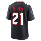 Calen Bullock Houston Texans Nike Team Game Jersey -  Navy