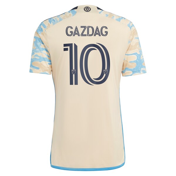 Daniel Gazdag Philadelphia Union adidas 2024 For Philly Replica Jersey - Tan