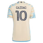 Daniel Gazdag Philadelphia Union adidas 2024 For Philly Replica Jersey - Tan