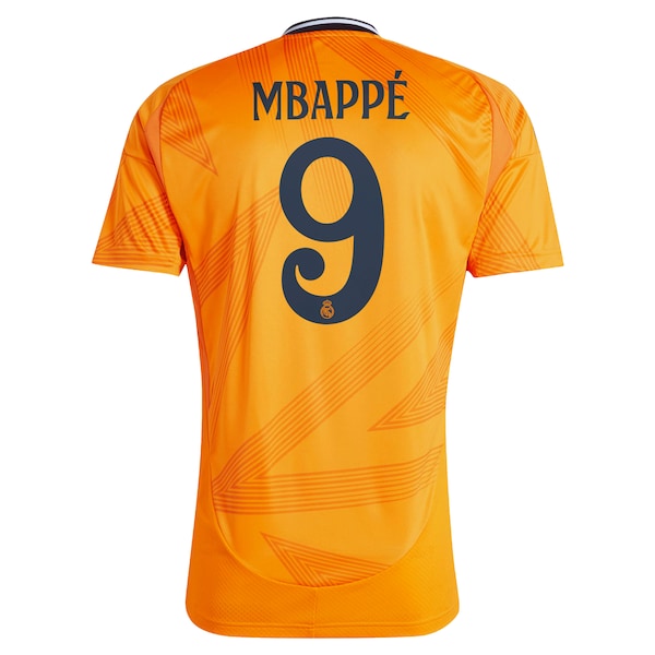 Kylian Mbappé Los Merengues adidas 2024/25 Away Replica Player Jersey - Orange