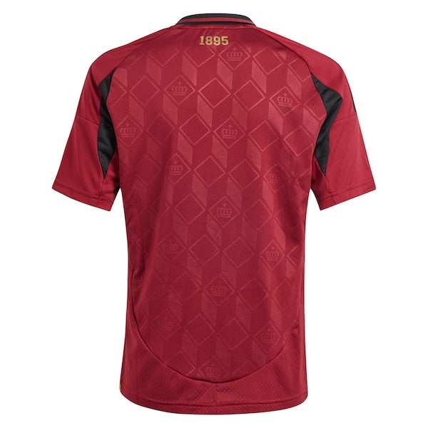 Belgium National Team adidas Youth 2024 Home Replica Jersey - Burgundy