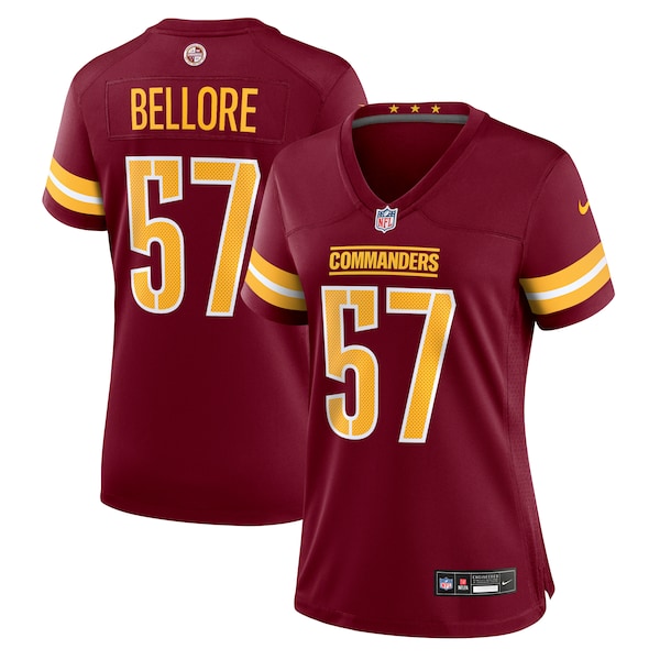 Nick Bellore Washington Commanders Nike Women's Team Game Jersey -  Burgundy