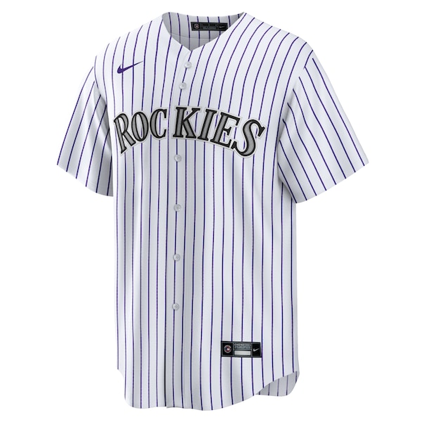 Nolan Jones Colorado Rockies Nike Home Replica Jersey - White