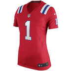 Cam Newton New England Patriots Nike Women's Alternate Game Jersey - Red/Navy