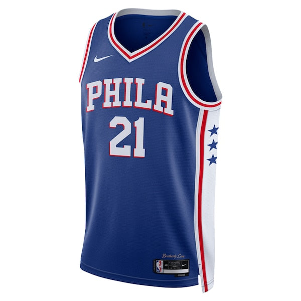 Joel Embiid Philadelphia 76ers Nike Unisex Swingman Jersey - Icon Edition - Royal/White