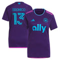 Brandt Bronico Charlotte FC adidas Women's 2023 Crown Jewel Kit Replica Jersey - Purple
