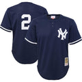 Derek Jeter New York Yankees Preschool Cooperstown Collection Mesh Batting Practice Jersey - Navy