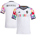 St. Louis City SC adidas 2023 Pride Pre-Match Top - White