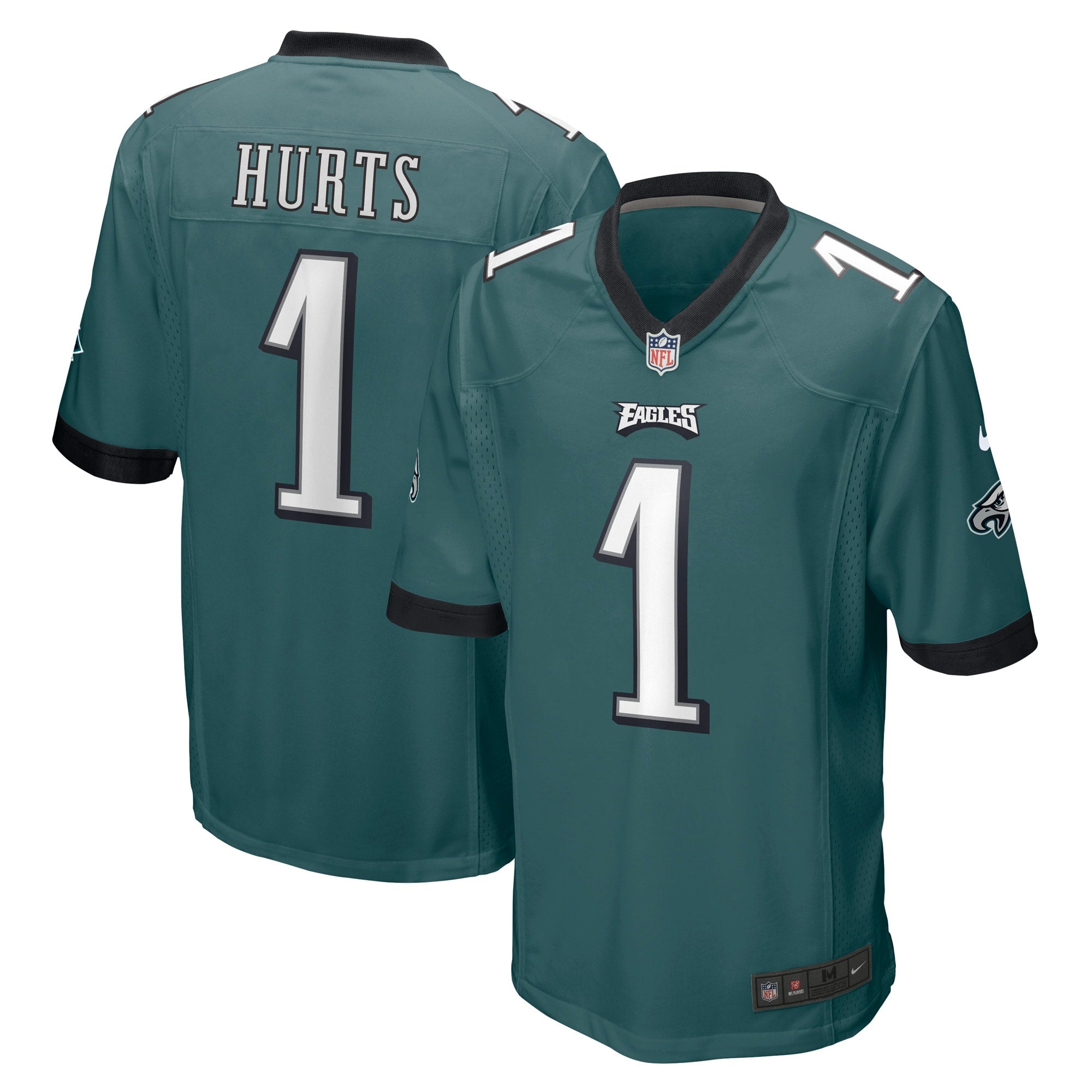 Jalen Hurts Philadelphia Eagles Nike Alternate Game Player Jersey - Kelly Green/Green