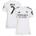 Vini Jr. Los Merengues adidas Women's 2025/26 Home Replica Jersey - White/Blue