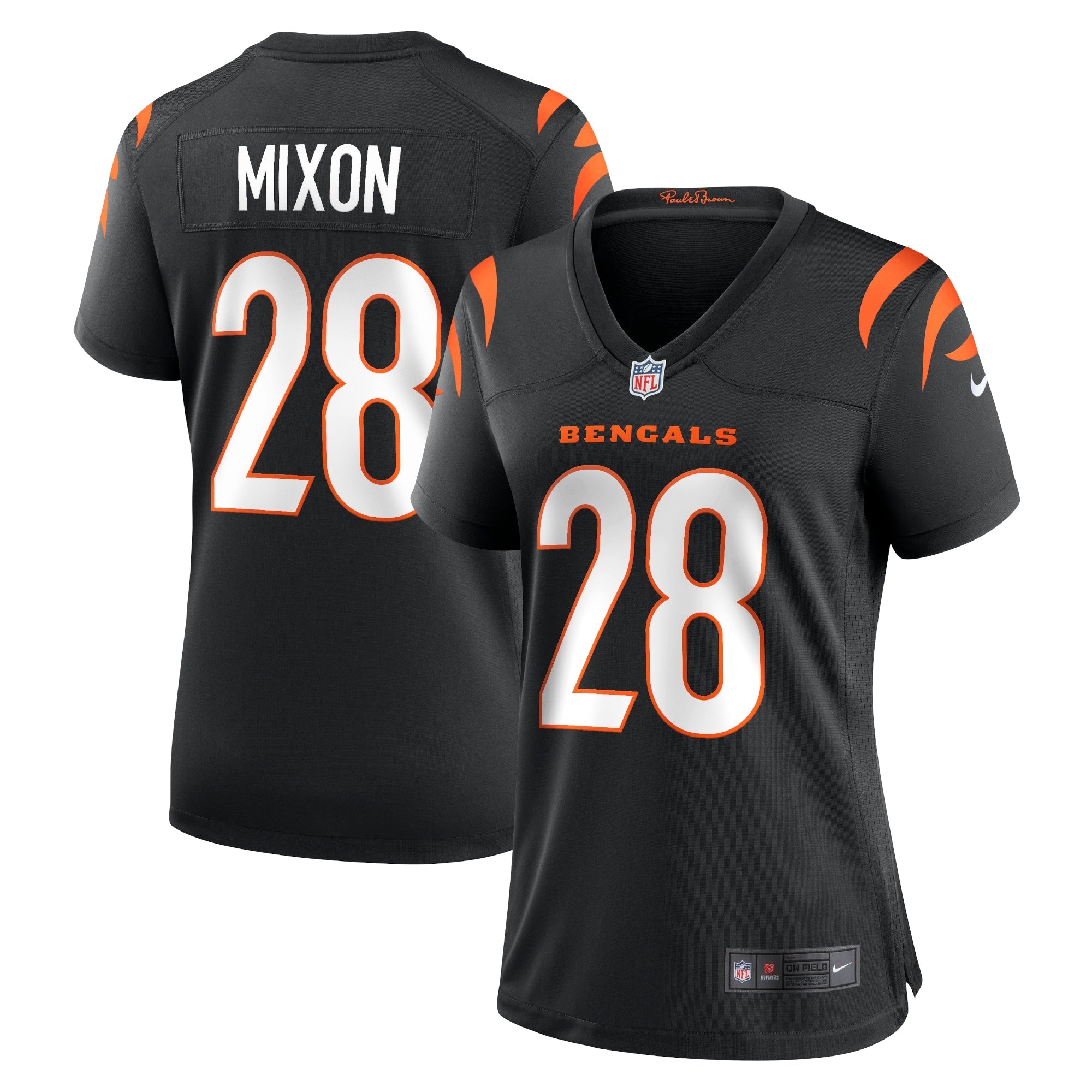 Joe Mixon Cincinnati Bengals Nike Women's Game Jersey - Orange/Black