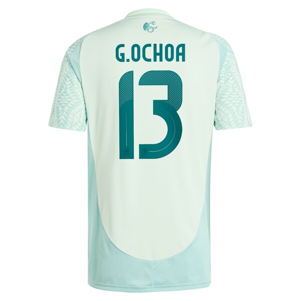 Guillermo Ochoa Mexico National Team adidas 2024 Away Replica Player Jersey - Green/Burgundy