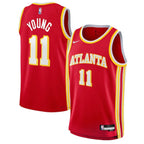 Trae Young Atlanta Hawks Nike Youth Swingman Jersey - Icon Edition - Red