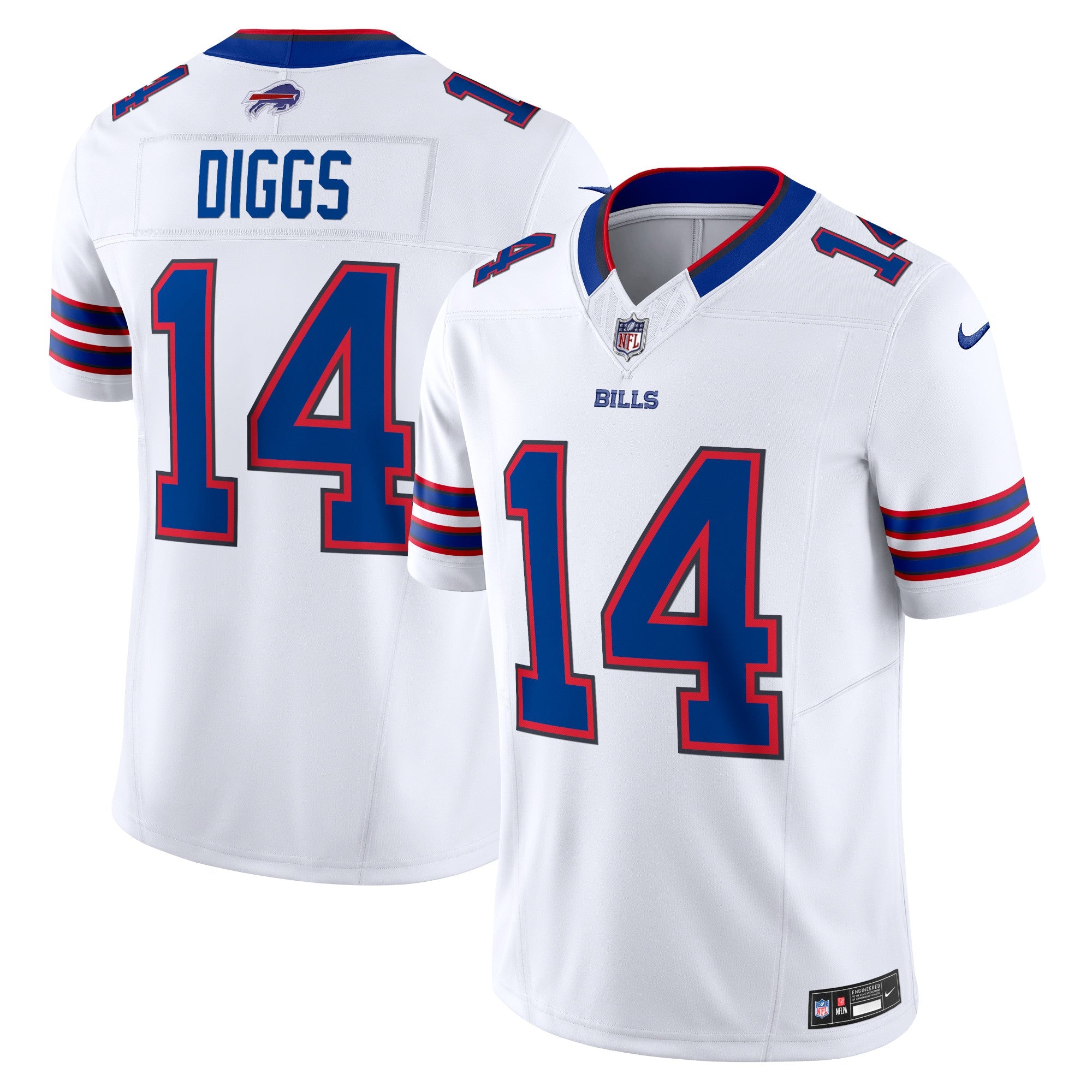 Stefon Diggs Buffalo Bills Nike Vapor F.U.S.E. Limited Jersey - Red/Royal/White