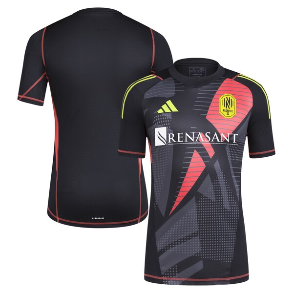 Nashville SC adidas 2024 Goalkeeper Jersey - Black
