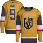 Jack Eichel Vegas Golden Knights adidas Alternate Authentic Pro Primegreen Player - Jersey - Gold