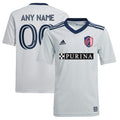 St. Louis City SC adidas Youth 2024 The Spirit Kit Replica Custom Jersey - Gray