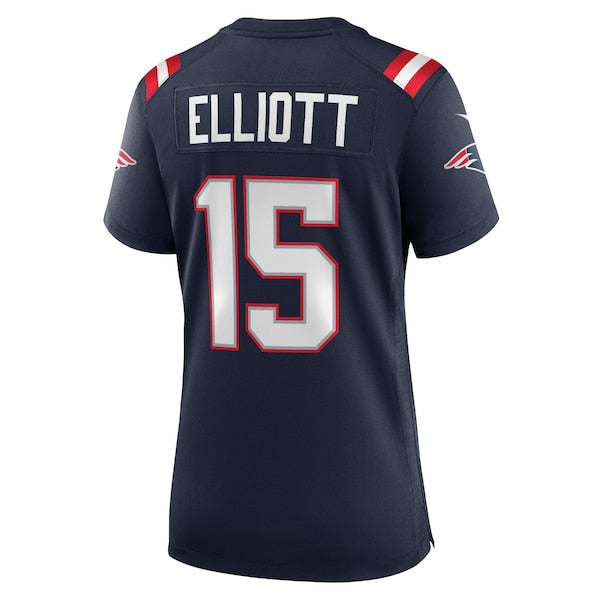 Ezekiel Elliott New England Patriots Nike Women's Game Player Jersey - Navy/Red/White