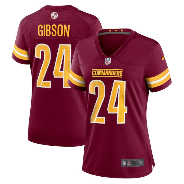Antonio Gibson Washington Commanders Nike Women's Game Jersey - Burgundy/Black/White