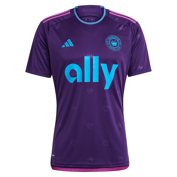 Kerwin Vargas Charlotte FC adidas 2023 Crown Jewel Kit Replica Player Jersey - Purple
