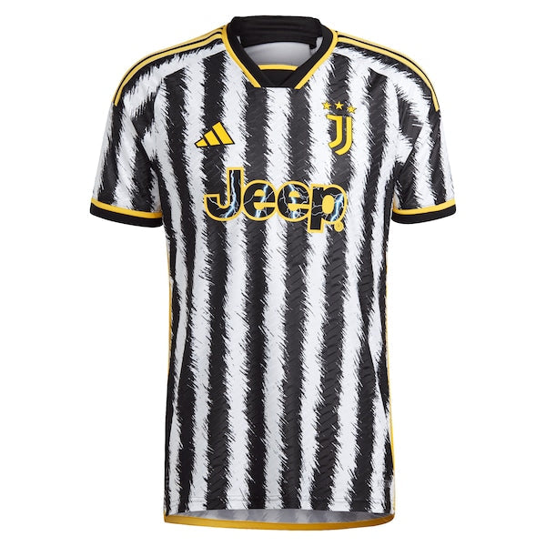 Federico Chiesa Juventus adidas 2023/24 Home Authentic Player Jersey - Black/White
