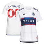 Vancouver Whitecaps FC adidas Women's 2024 Bloodlines Replica Custom Jersey - White