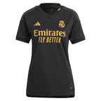 Aurélien Tchouaméni Los Merengues adidas Women's 2023/24 Third Replica Player Jersey - Black