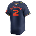 Alex Bregman Houston Astros Nike City Connect Limited Player Jersey - Navy