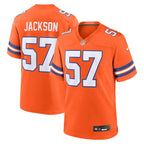 Tom Jackson Denver Broncos Nike Mile High Collection 1977 Throwback Retired Player Game Jersey - Orange