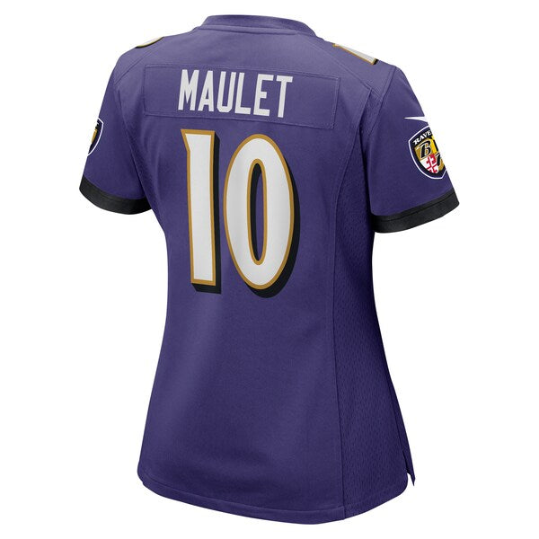 Arthur Maulet Baltimore Ravens Nike Women's  Game Jersey -  Purple