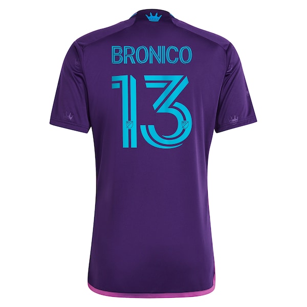 Brandt Bronico Charlotte FC adidas 2023 Crown Jewel Kit Replica Jersey - Purple