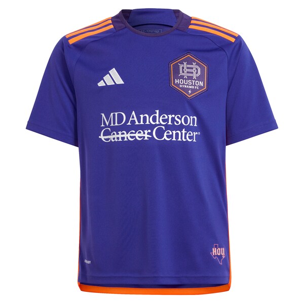 Houston Dynamo FC adidas Youth 2024 Still Holdin' Replica Custom Jersey – Purple