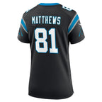 Jordan Matthews Carolina Panthers Nike Women's  Game Jersey -  Black