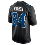 Men's Nike Tyler Warren Carbon Black Indianapolis Colts Fashion Game Jersey - Black/White