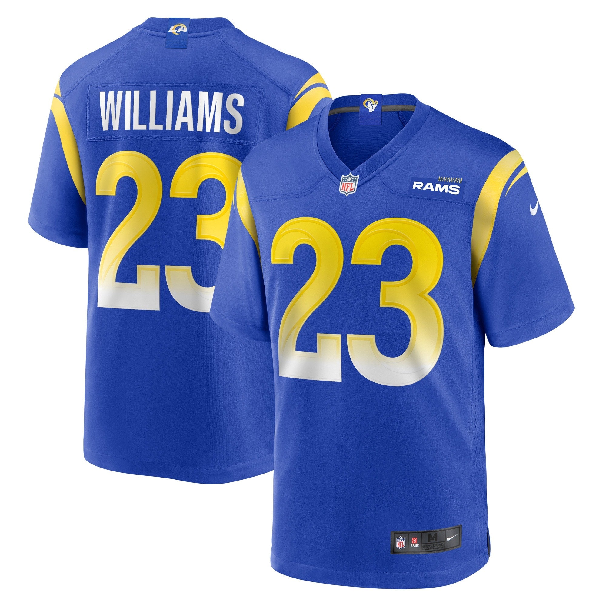 Kyren Williams Los Angeles Rams Nike  Game Jersey -  White/Royal