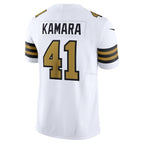 Alvin Kamara New Orleans Saints Nike Alternate Vapor F.U.S.E. Limited Jersey - White/Black