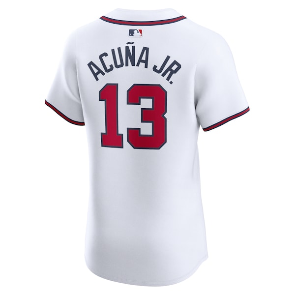 Ronald Acuña Jr. Atlanta Braves Nike Home Elite Jersey - White