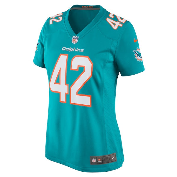 Alexander Johnson Miami Dolphins Nike Women's  Game Jersey -  Aqua
