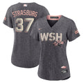 Stephen Strasburg Washington Nationals Nike Women's City Connect Replica Player Jersey - Gray