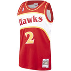 Stacey Augmon Atlanta Hawks 1991/92 Hardwood Classics Swingman Jersey - Red