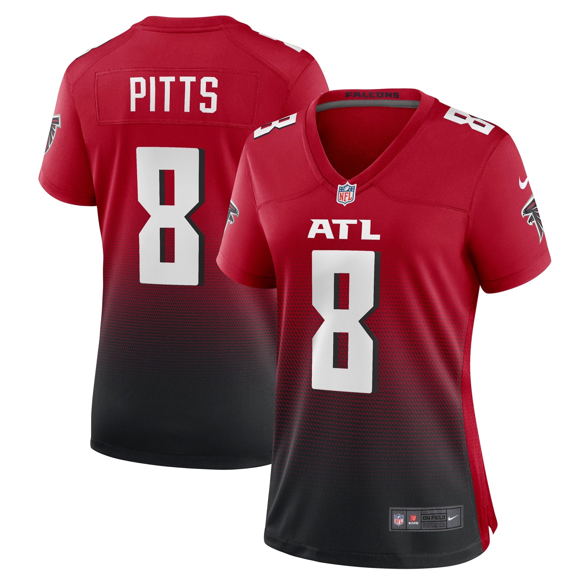 Kyle Pitts Atlanta Falcons Nike Women's Game Jersey - Black/Red